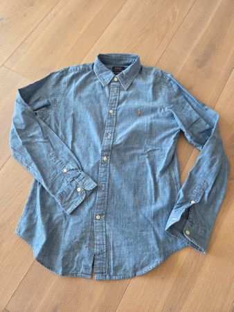 wie neu: Polo Ralph Lauren Bluse Chambray, Grösse 6