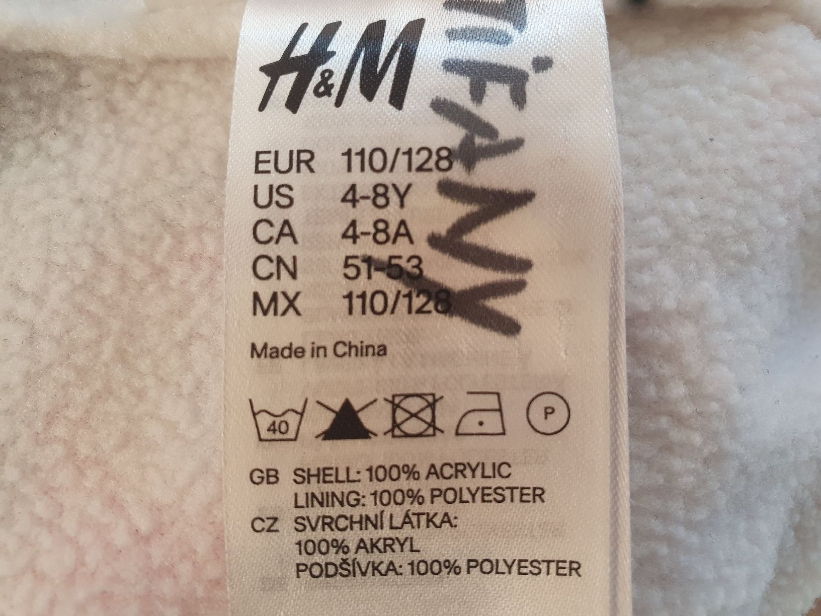 H&M Altro abbigliamento per bambina: Mütze Gr. 110/128 – Usato da Villars-sur-Glâne venduto da richardette 4