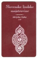 Telefonkarte Slowenien Idrijska cipka 1/IV