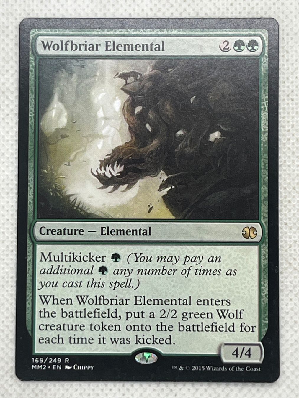 Magic The Gathering Carte collezionabili: MTG Wolfbriar Elemental MM2 169 Englisch Rare – Usato da Hinterkappelen venduto da Kim1992