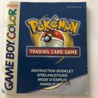 Pokemon Trading Card Game- Game Boy Spiel Anleitung / Manual