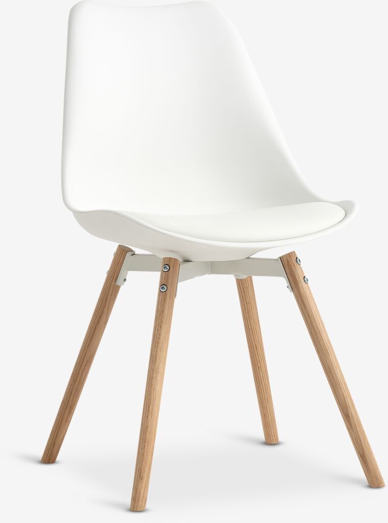 Jysk Chaises: Chaises (4x) | Blanc & Bois – D'occasion à Lausanne par mal_knc5 3