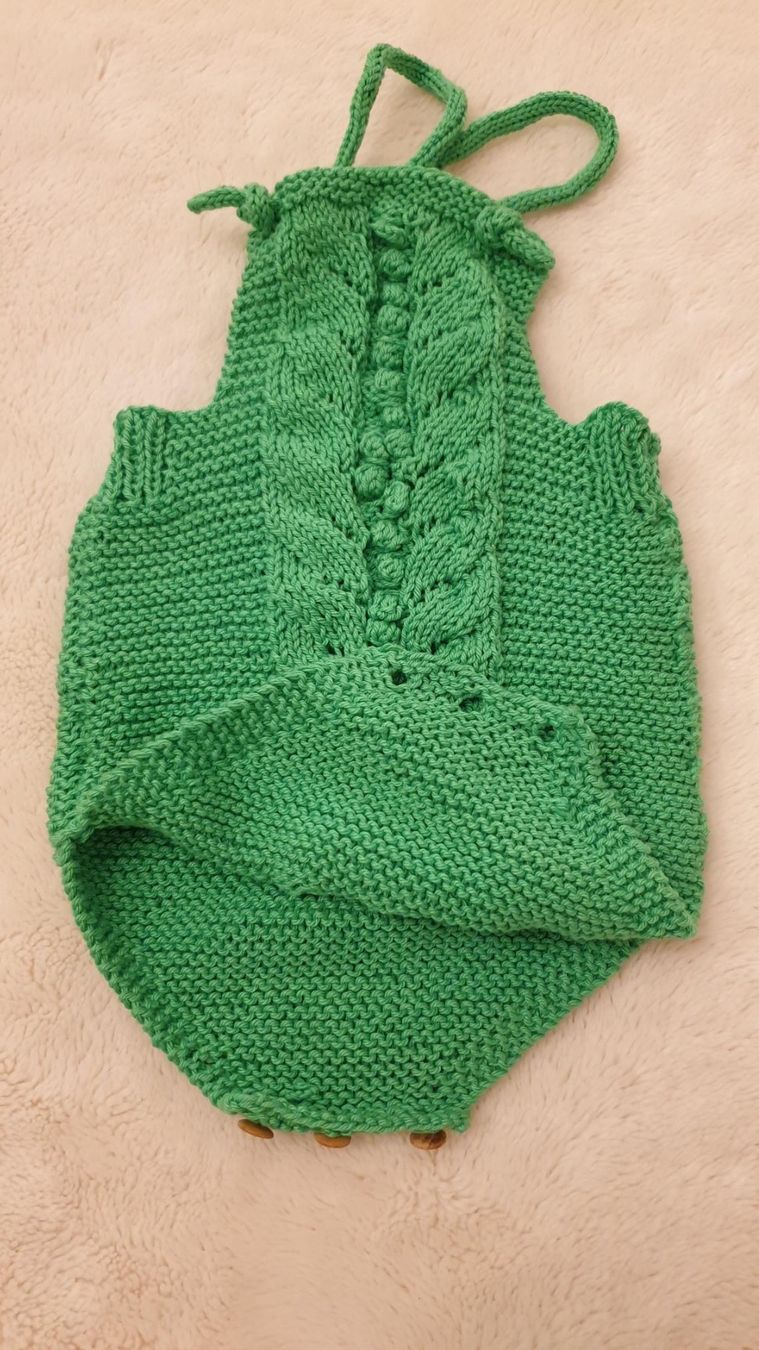 Kleider & Röcke: STRAMPELANZUG + MINI/ BABYSCHÜHCHEN AUS STRICK - Farbe: Grün – Neu und originalverpackt aus Würenlos von Abracadabra26 2