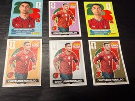 EXTRA-STICKER DER WM VON 2026 MIT  6x  CRISTIANO  RONALDO