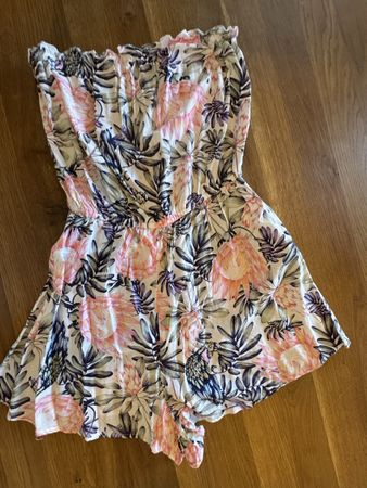 H&M Sommer Jumpsuit Blumenmuster Gr. 36