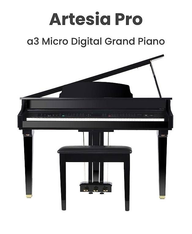 Musikinstrumente: Piano numérique à queue Artesia Pro AG-30  noir – Gebraucht aus Genève von loraine86
