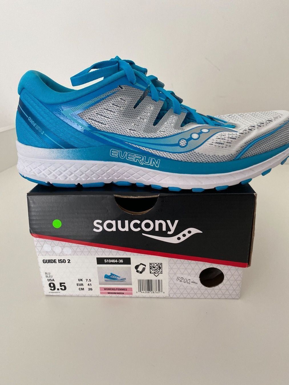 Saucony Damenschuhe: SAUCONY GUIDE ISO 2 Laufschuh Damen, 41 – Neu und originalverpackt aus Luzern von falena01 9