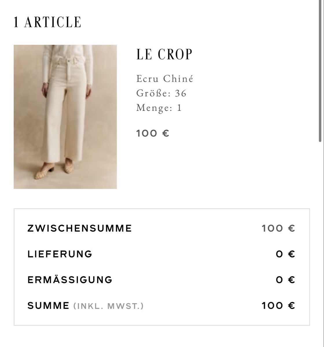 Sezane Jeans: Sezane Jeans Ecru – Usato da Winterthur venduto da ana_z7yd 1