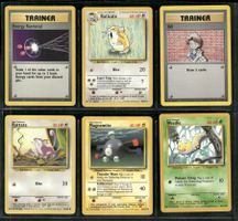 Vintage 1999 Pokémon Karten Base Set EN Lot of 6