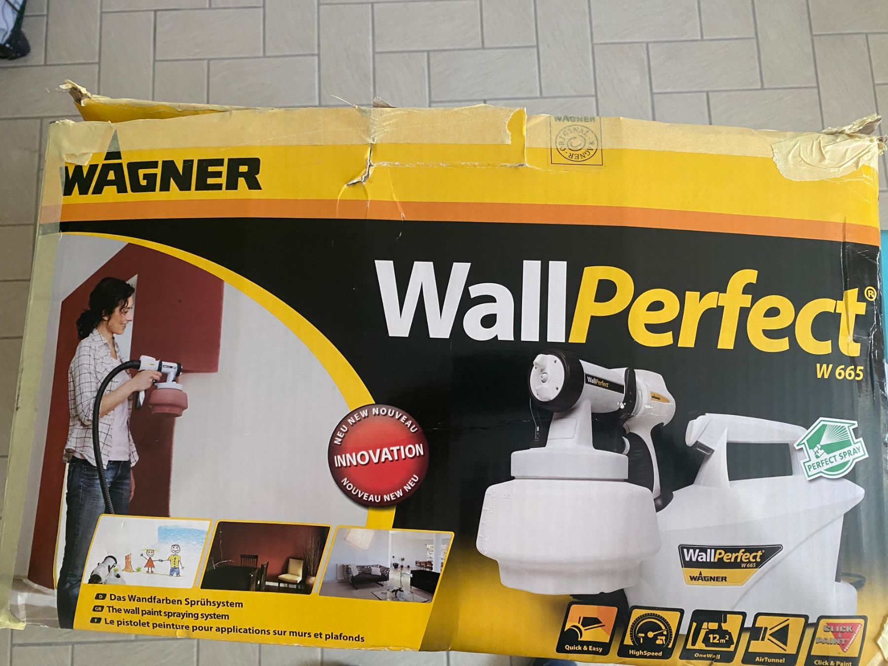 Wagner Tutti gli attrezzi: Wagner WallPerfect W665 In Originalverpackung – Usato da Bussigny venduto da logialp 2