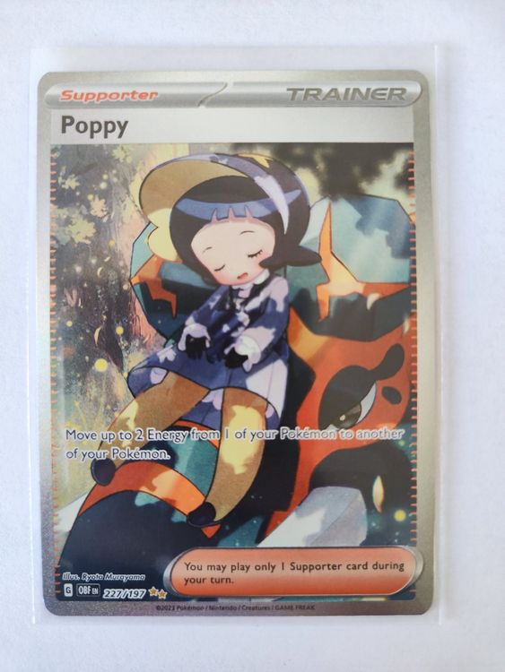 Pokemonkarte Obsidian Flames Poppy 227/197