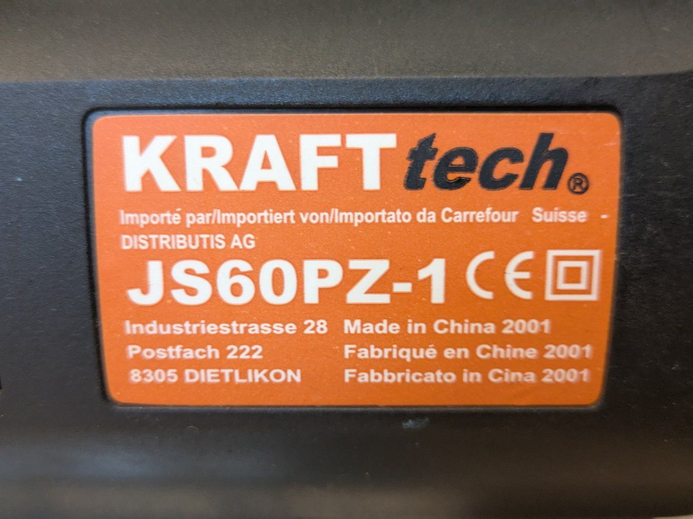 Sägen: KRAFTtech JS60PZ-1 Stichsäge, 550 W – Gebraucht aus Biasca von TheSeo 1