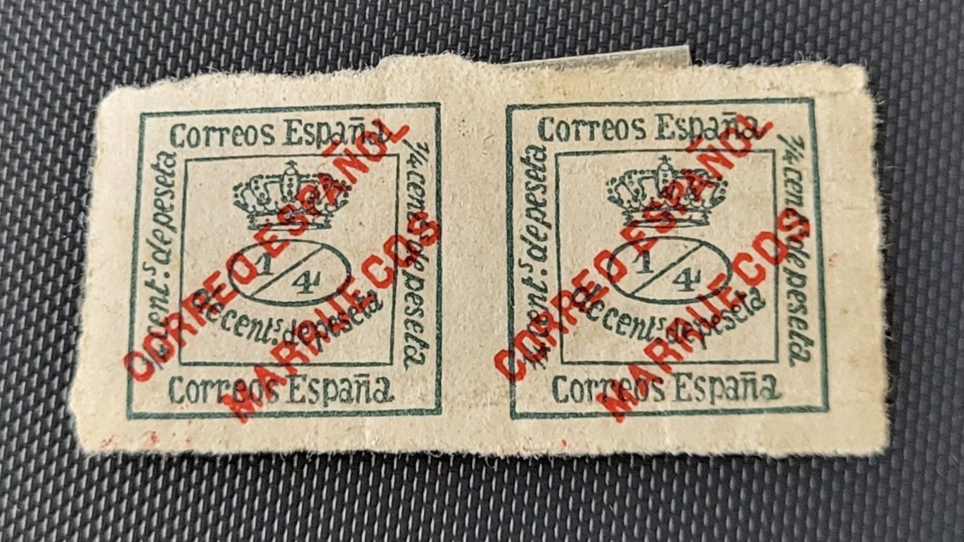 Tutti i francobolli: Spanisch Marokko alte briefmarke – Usato da St Gallen venduto da Stampsalshobby
