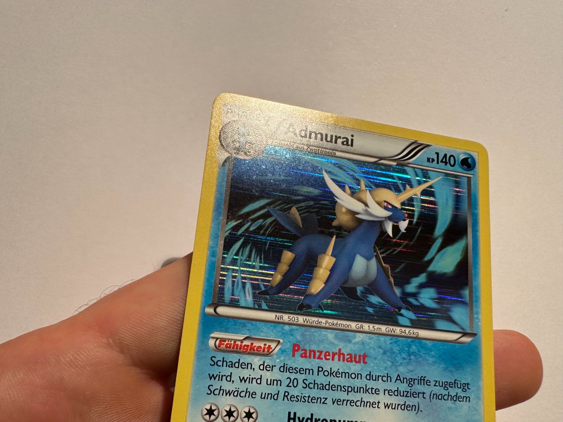 Pokémon Sammelbilder & Trading cards: Admurai holo Schwarz & Weiss Base DE – Gebraucht aus Hagendorn von Pokecollectorch 2