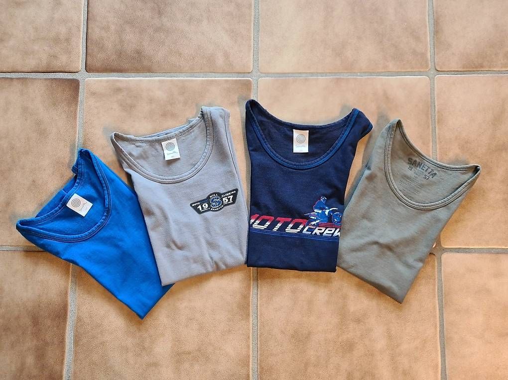 Unterwäsche: 4 Sanetta Unterleibchen, Grösse 140 – Gebraucht aus Höri von Makumba2 2