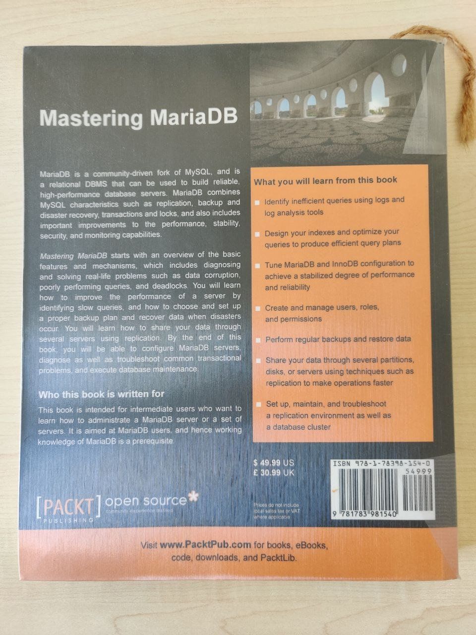 Livres: Mastering MariaDB – Neuf (Voir description) à Genève par mar_fhd8 1