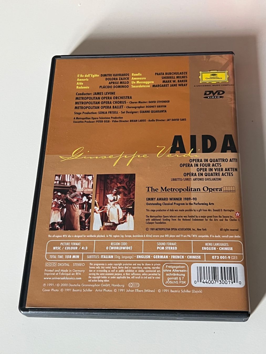 Tutti i DVDs: Aida - Giuseppe Verdi DVD - The Metropolitan Opera – Nuovo (secondo la descrizione) da Altstätten SG venduto da sheamus 1