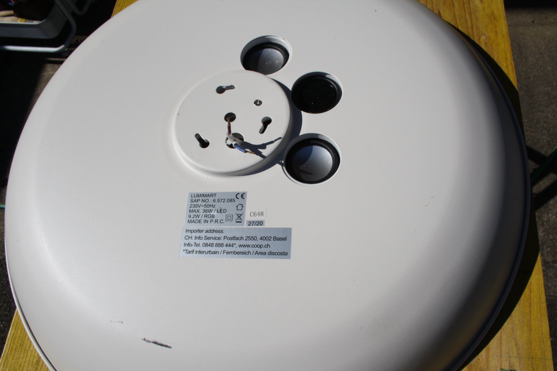 Lampadari & plafoniere: LAMPE DECKENLAMPE WANDLAMPE – Usato da Wauwil venduto da Pneuedy 7
