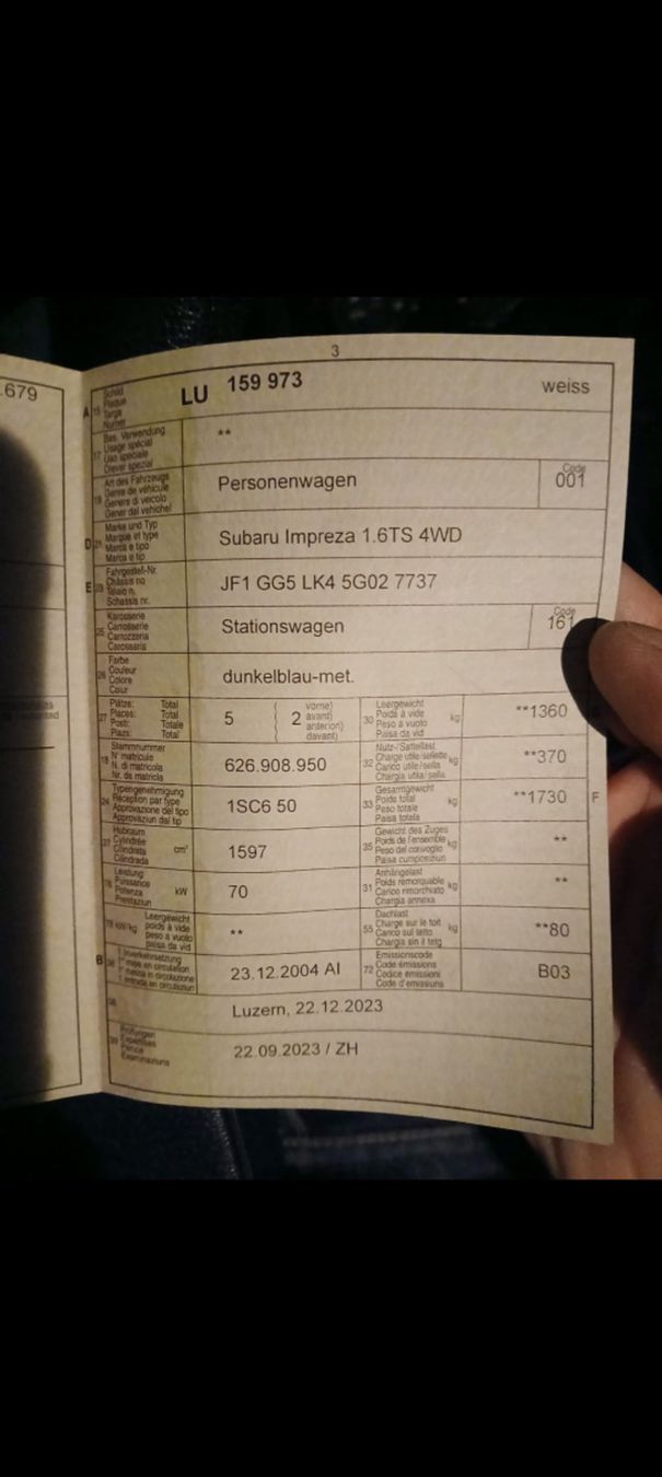 Subaru Automobili: subaru impreza 1.6l AWD – Usato da Schwarzenberg LU venduto da mai_cyk6 8