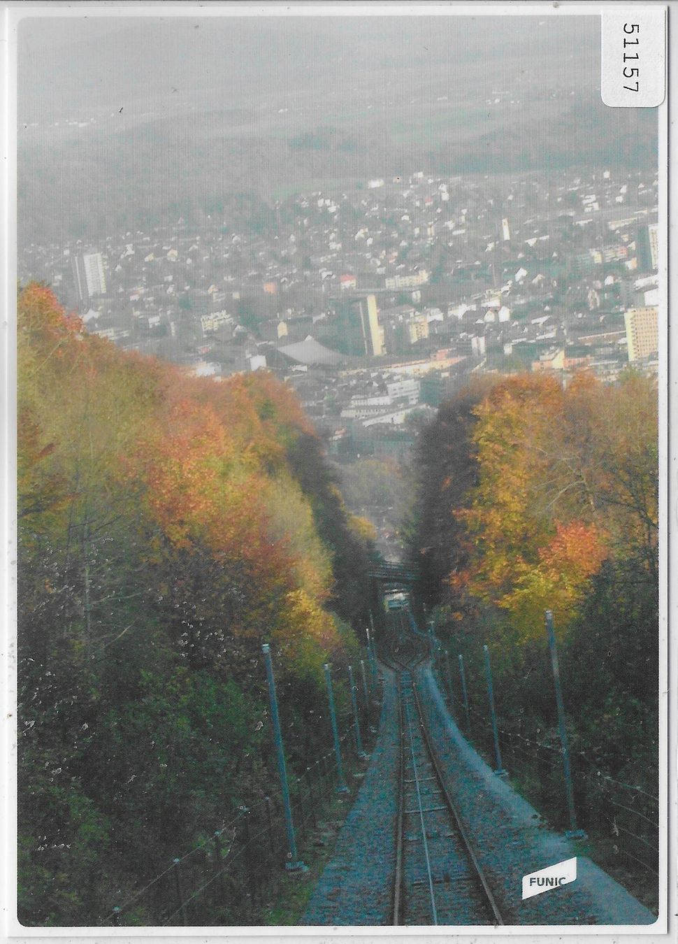 Cartoline postali: Seilbahn Biel-Leubringen/Biel-Magglingen – Usato da Ettingen venduto da Kartenplanet