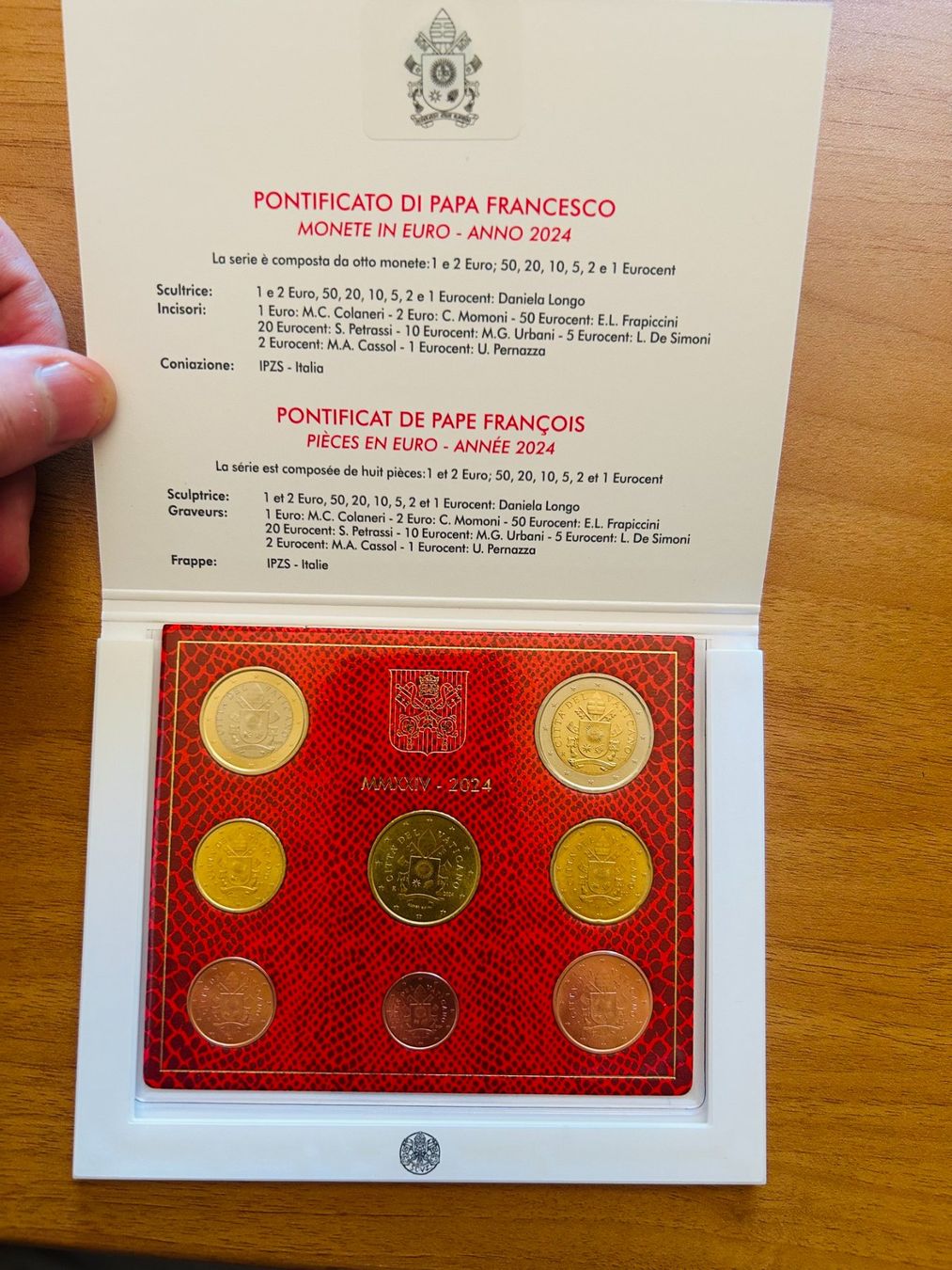Toutes les monnaies: Monnaie Vatican 2024 – D'occasion à Tramelan par Ptutu1 2