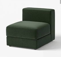 Bezug Johanneshov dunkelgrün für ikea jättebo