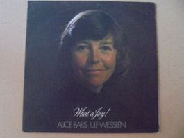 Alice BABS "What a Joy" LP Schweden 1981 / 33t Suède 1981