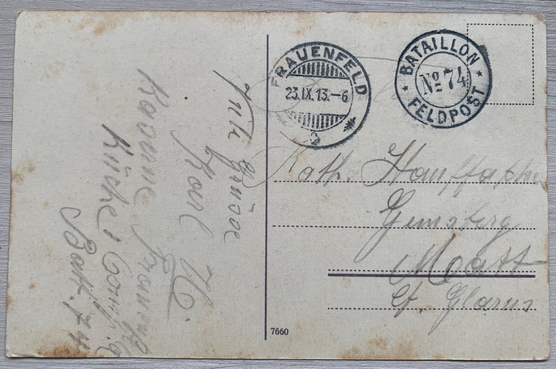 Cartoline postali: AK Altes Flugzeug, 1913 – Usato da Bern venduto da estalin 1