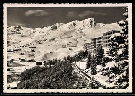 AK Inner-Arosa, Grand-Hotel Tschuggen mit Hörnli
