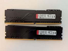 HyperX Fury Black DDR4 3200MHz 2 x 8GB