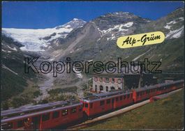 GR Alp Grüm - Bahnhof - Bernina Bahn BB - RhB - H. Steiner