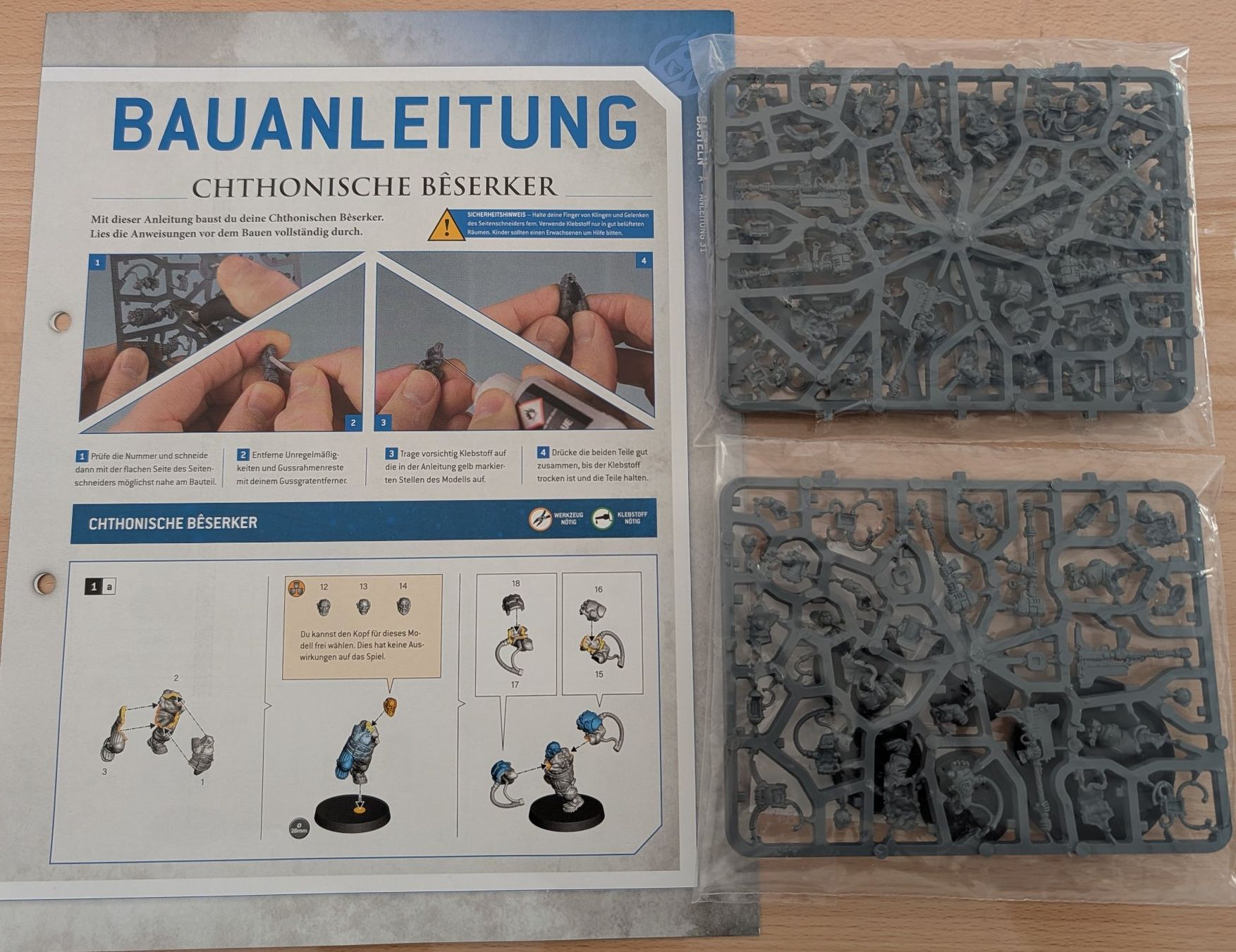 Kits de montage: Warhammer 40k Votann: Chthonische Beserker – Neuf (Voir description) à Oberwil BL par temor