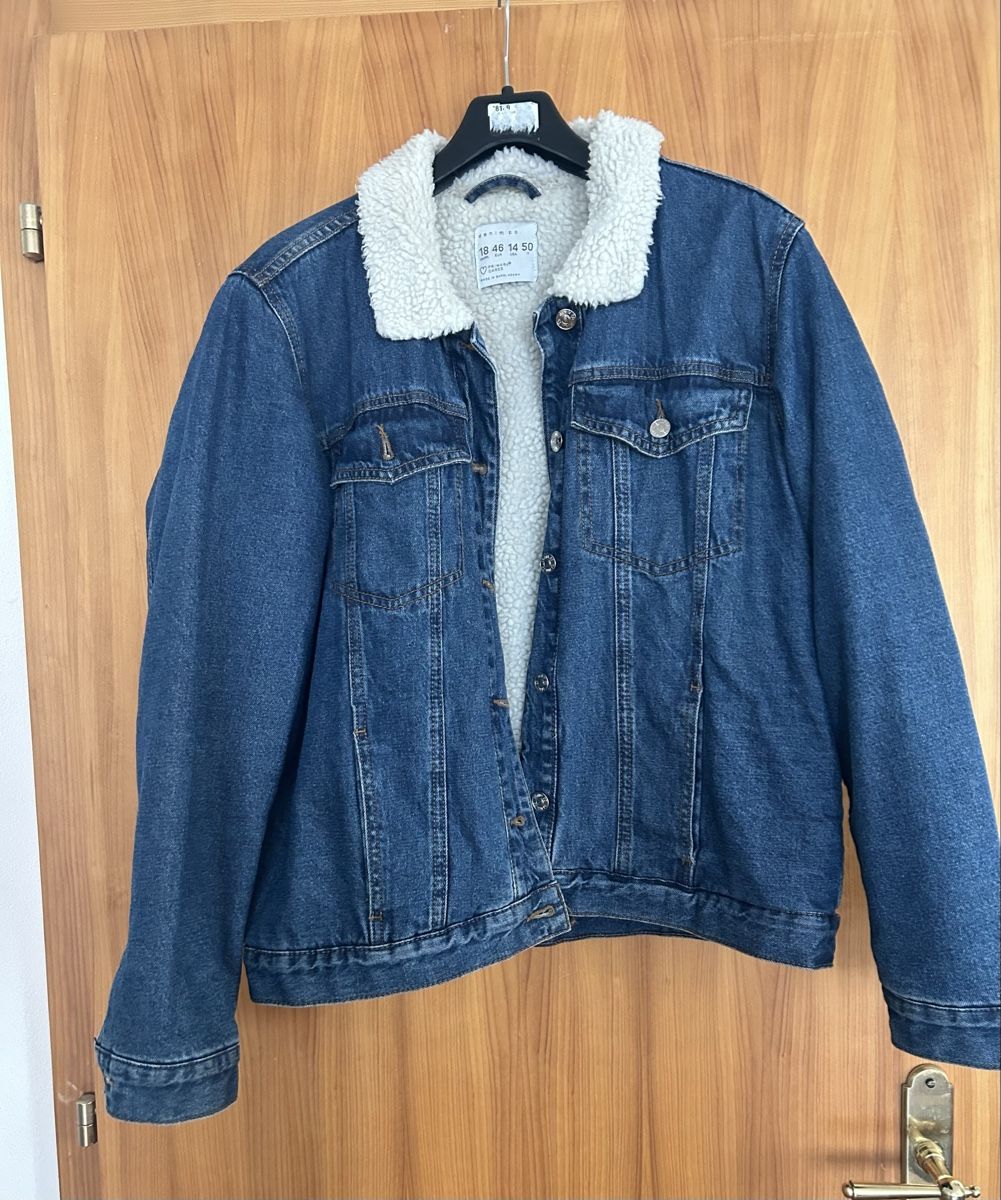Primark Vestes: Jeans Jacke mit Teddyfutter Gr. 46  – D'occasion à chur par corazon710
