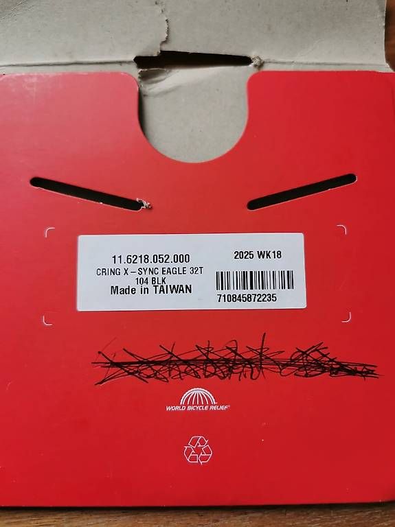 Pezzi di ricambio: Kettenblatt Chain Ring Sram Sync2 32T 104BLK – Nuovo e nell'imballaggio originale da Gempen venduto da nzuri 3