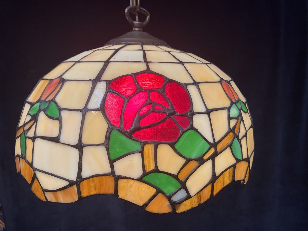 Lampadari & plafoniere: Tiffany stil Deckenlampe Top Zustand – Usato da Zürich venduto da Artnuvo 3