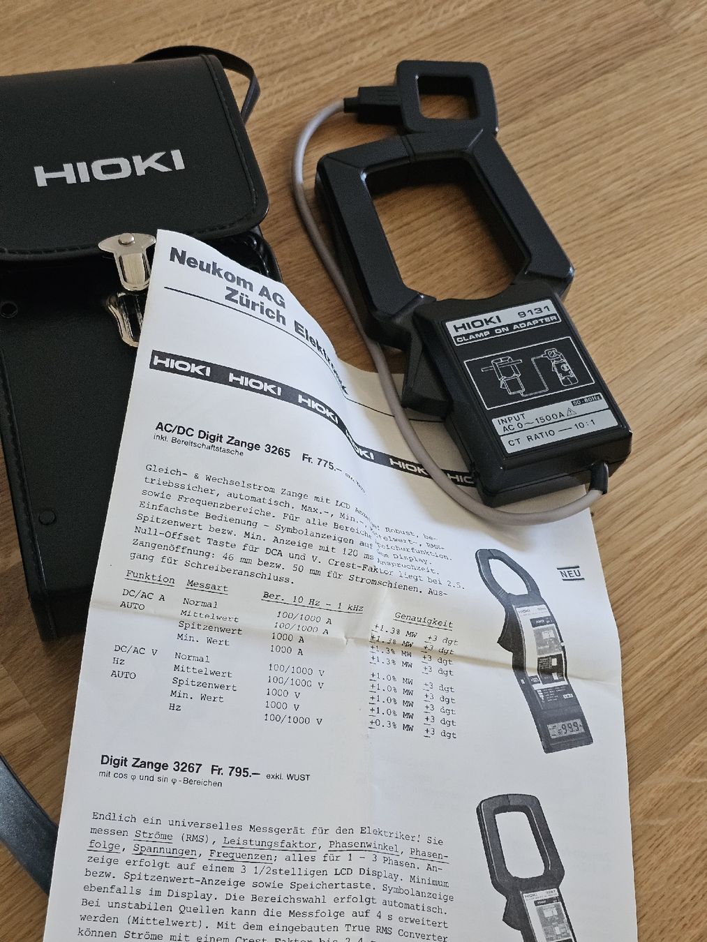 Misurare: HIOKI 8202 MICRO HI CORDER mit Zange 9008 – Usato da Baden venduto da rob_grh6 4