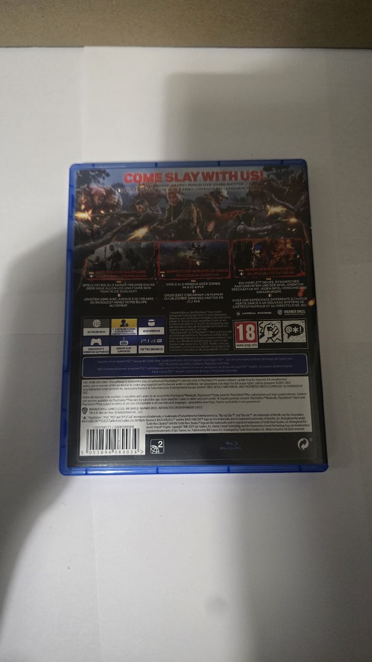 Sony Giochi: Back 4 Blood PS4  – Usato da Fribourg venduto da hck_29fm 2