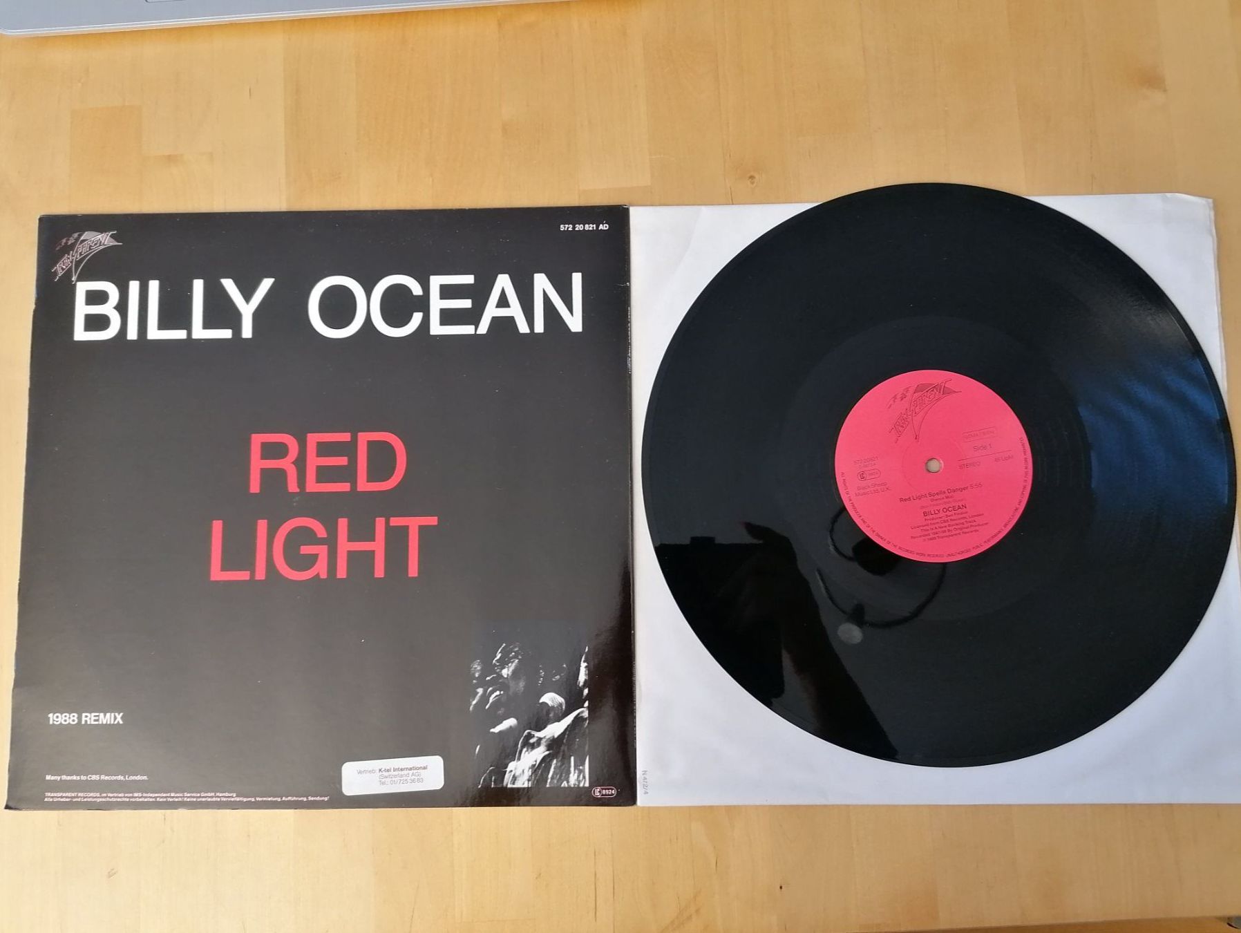Schallplatten: Billy Ocean – Red Light 1988 Remix – Gebraucht aus Emmenbrücke von WintoWin 1