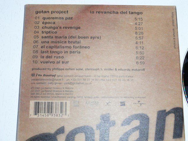 CDs: 2CD's - Gotan Project & Plüsch – Gebraucht aus Unterbäch von hiliq 2