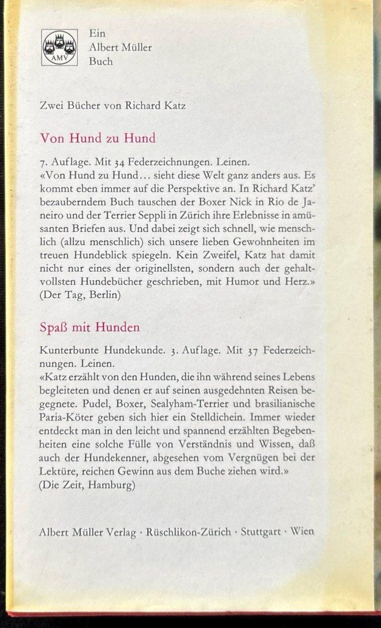 Libri: Der Hund, der bei uns blieb – Nuovo (secondo la descrizione) da Sarnen venduto da Livres 1