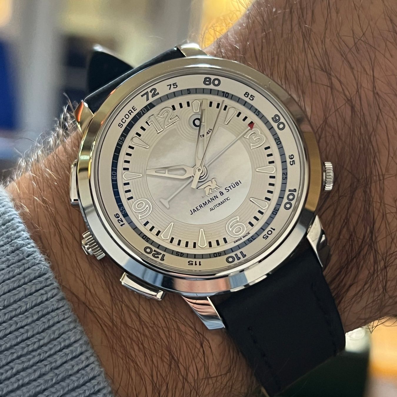 Orologi: Jaermann & Stübi Automatic Chronograph 2024 Full Set QG1 – Usato da Carouge GE venduto da Watchaser 3