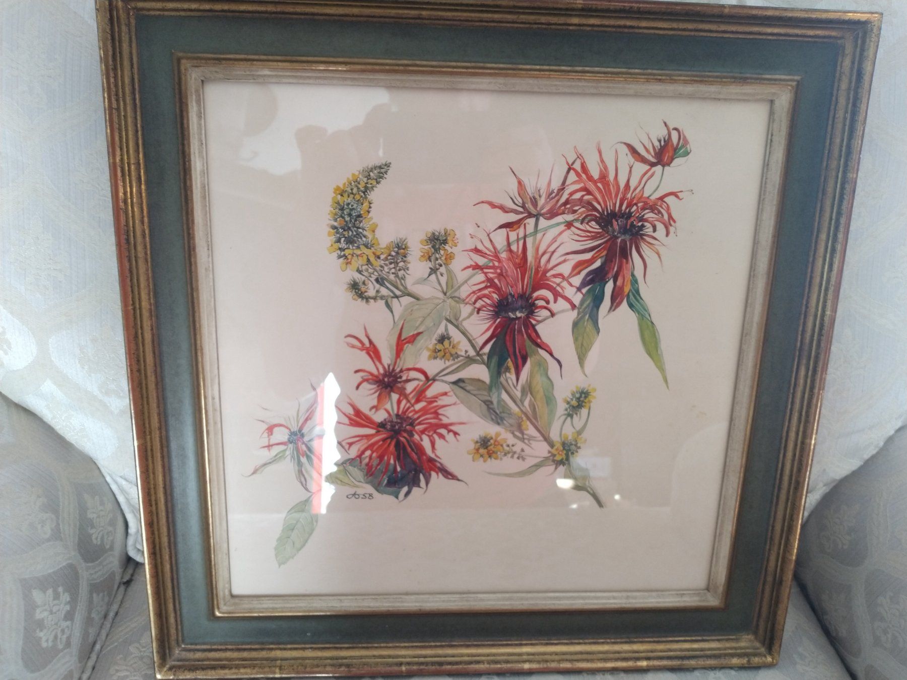 Dipinti: Aquarell Flower Jo. 58 – Usato da Weggis venduto da cherry2000 2