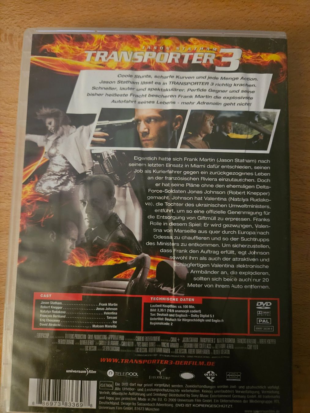 Tutti i DVDs: Transporter 3 – Usato da Reinach BL venduto da Vrenyk 1
