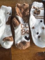 3x Kuschelsocken - flauschig weich-Wohlfühlen- Zeit für Dich