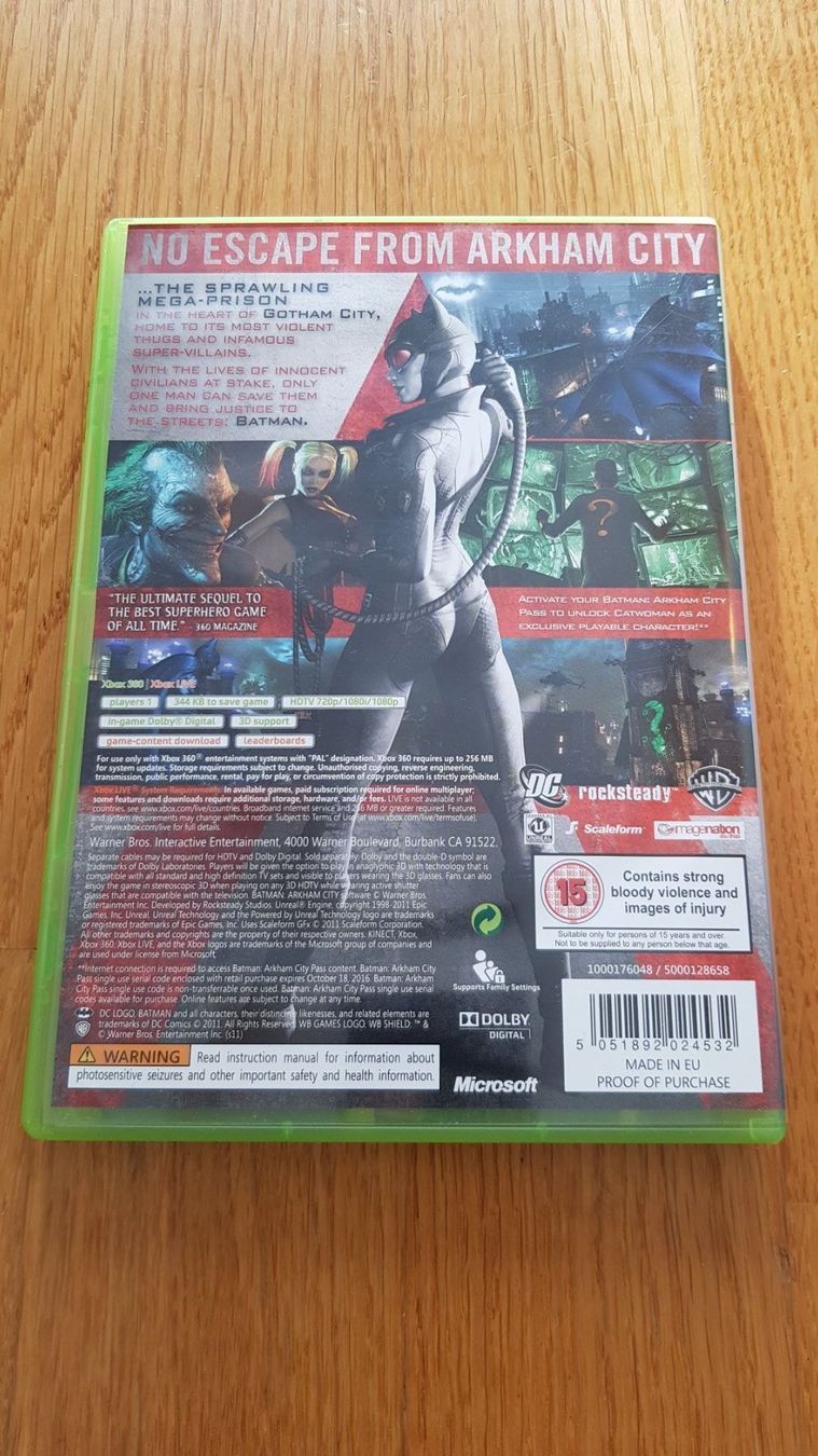 Microsoft Giochi: Batman Arkham City - XBOX 360 - PAL – Usato da Lausanne 26 venduto da HipstersCollectibles 1