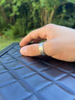 Modischer Ring aus Edelstahl 21mm sliber-Optik
