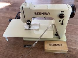 Funktionierende Nähmaschine "Bernina Portable Kl. 125" 1946