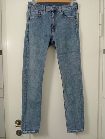 COS Jeans Damen Gr. 29  High Rise Skinny Cropped Hellblau
