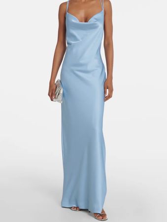 Rotate Maxi Silk Dress