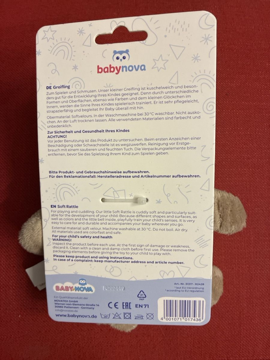 Giocattoli: Greifling von Babynova – Nuovo e nell'imballaggio originale da Wädenswil venduto da Gmaj0re 1